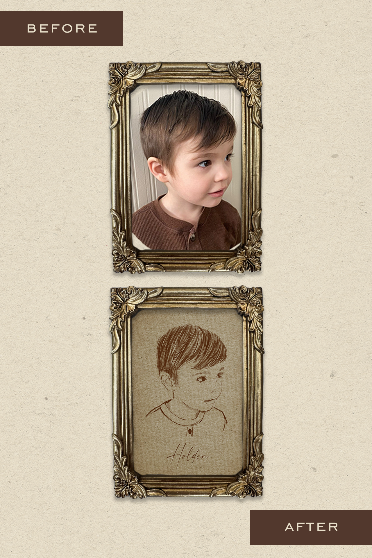 Custom Chestnut Sketch - Digital Only