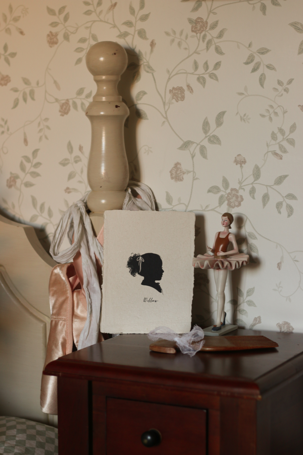 Custom Silhouette on Handmade Paper