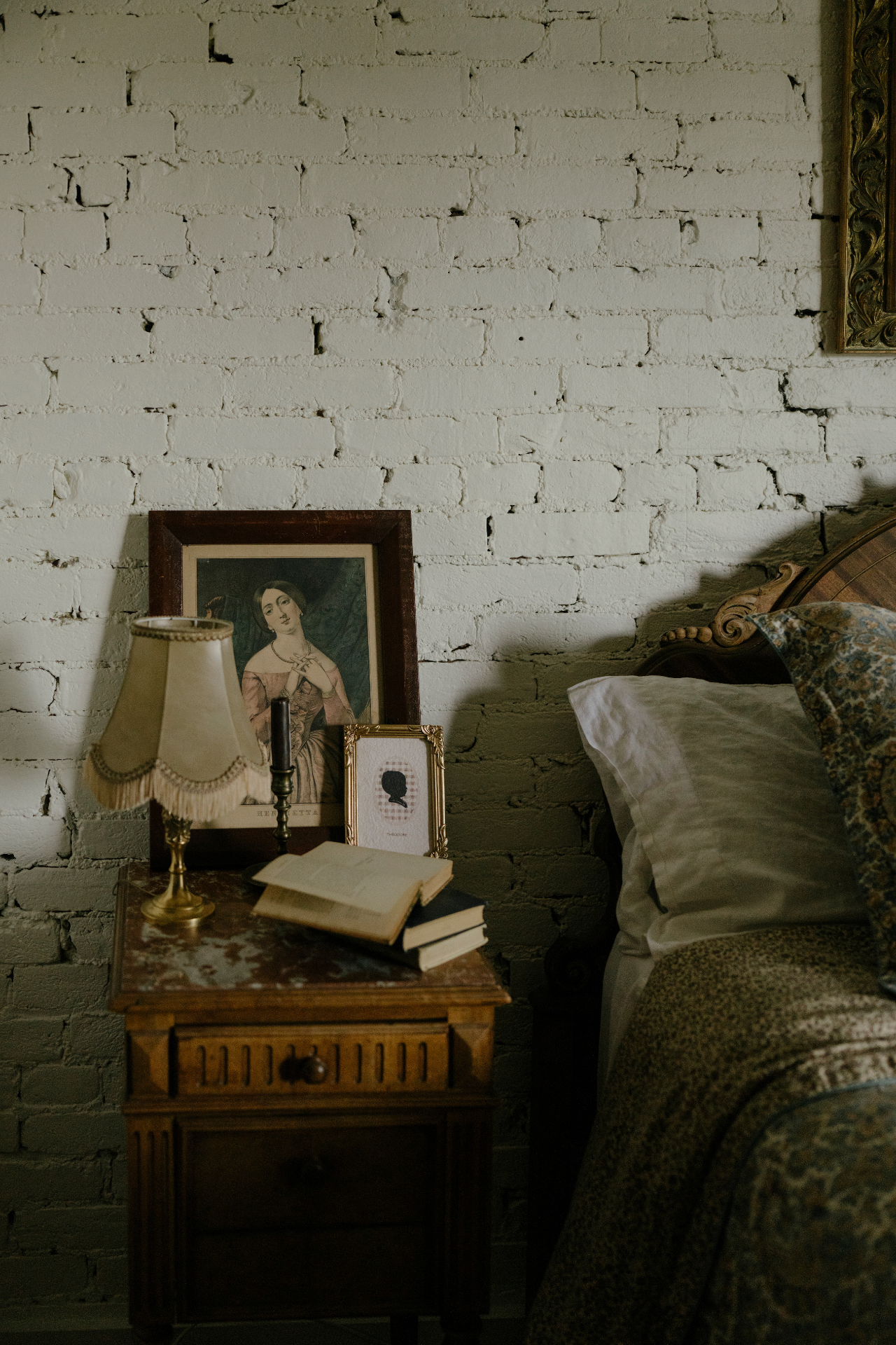 Custom Silhouette on Vintage Background - Digital Only