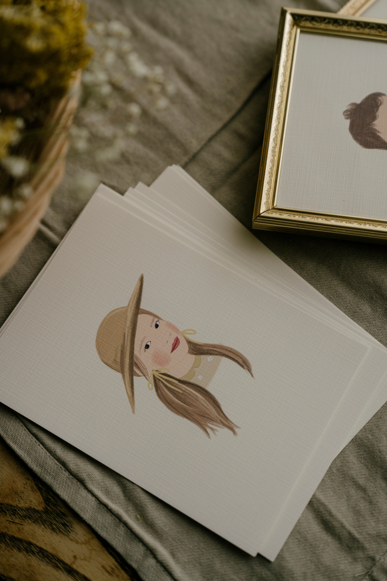 Petite Child Portrait – Linen