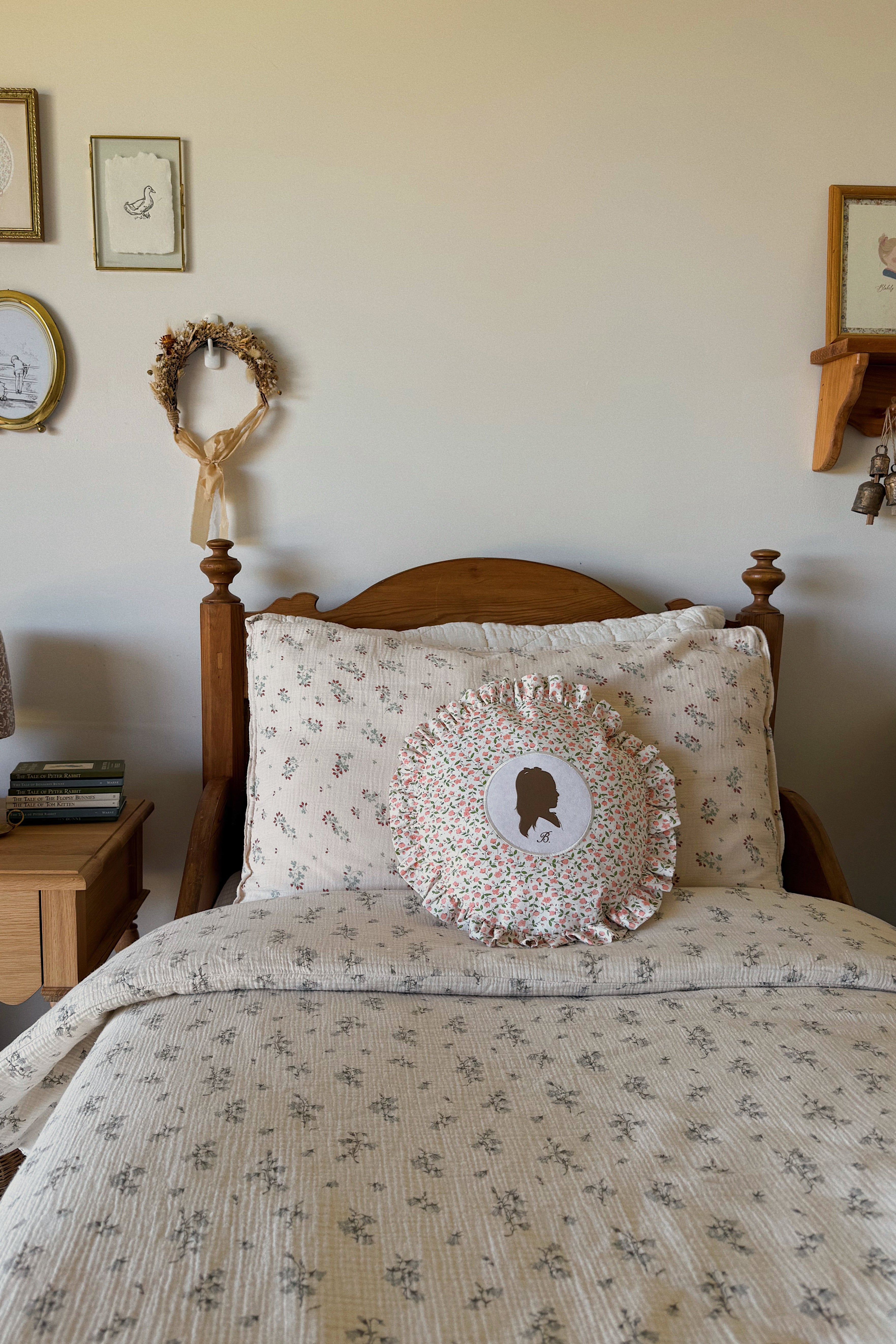 Custom Silhouette on Decorative Pillow