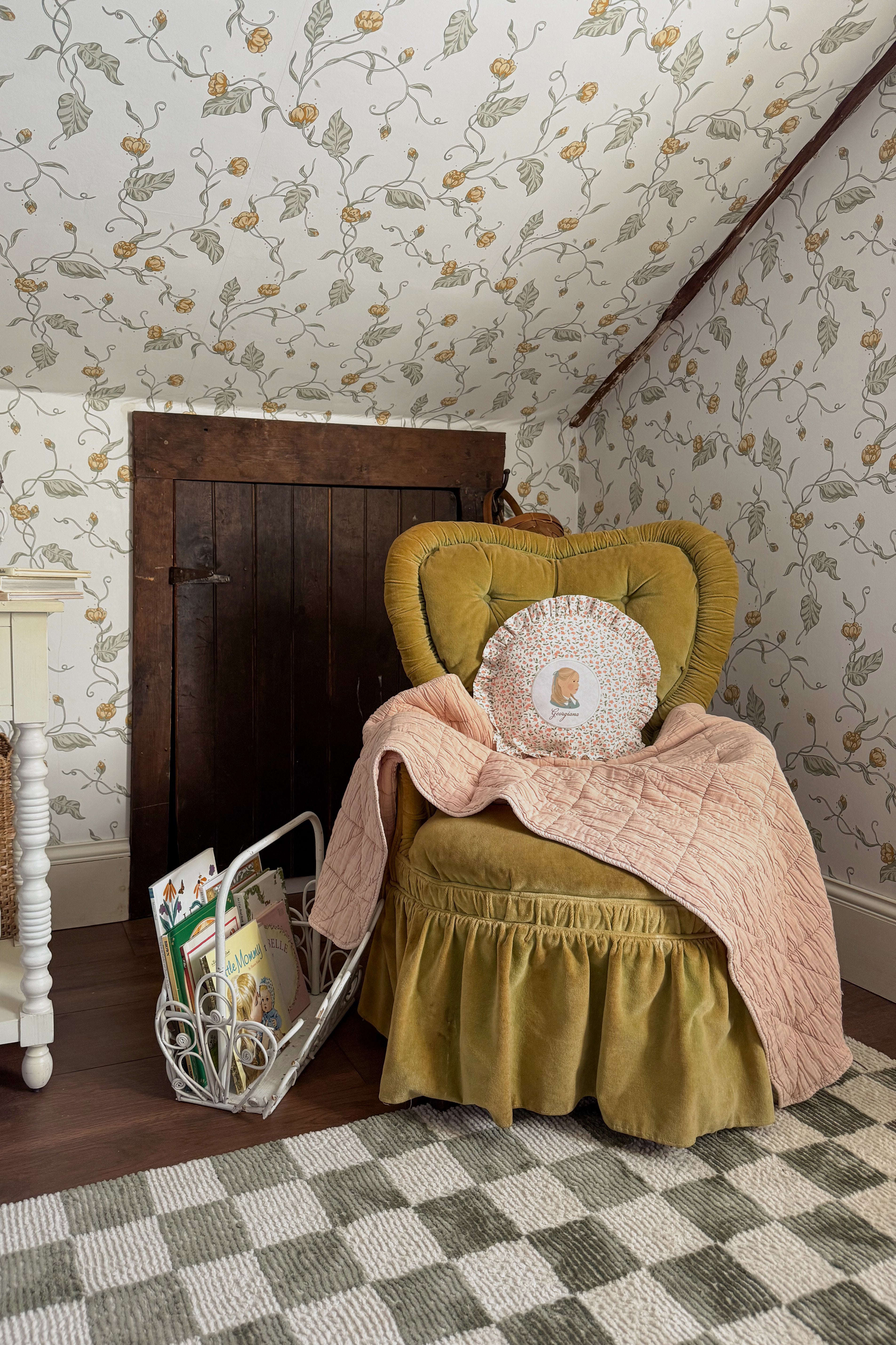 PRE-ORDER Custom Petite Portrait on Decorative Pillow - Existing Petite Portrait on File