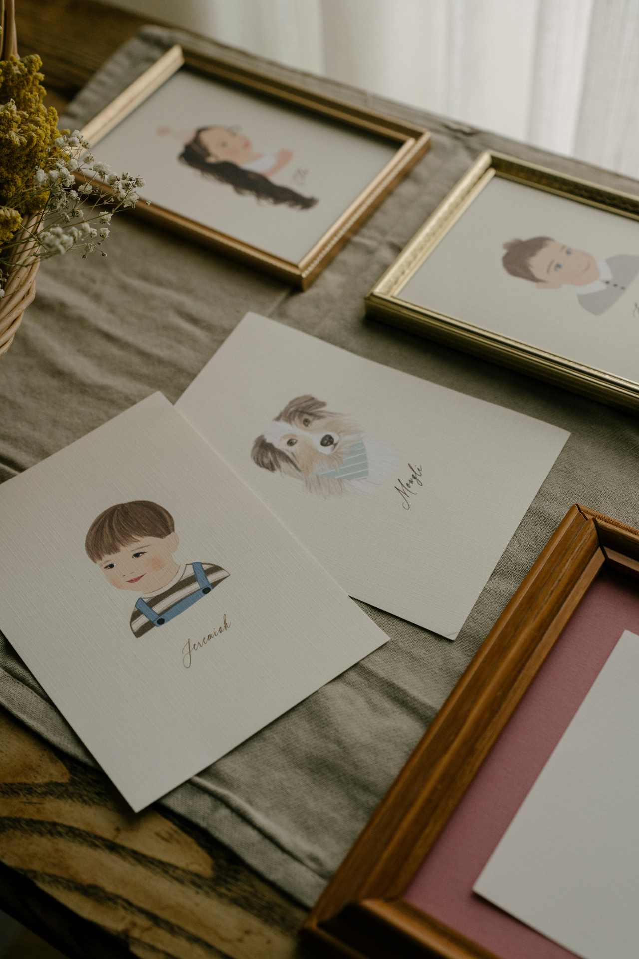 Petite Child Portrait – Linen