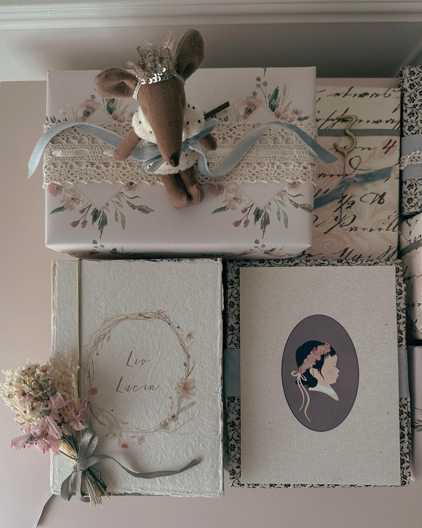 Custom Name Print on Handmade Paper