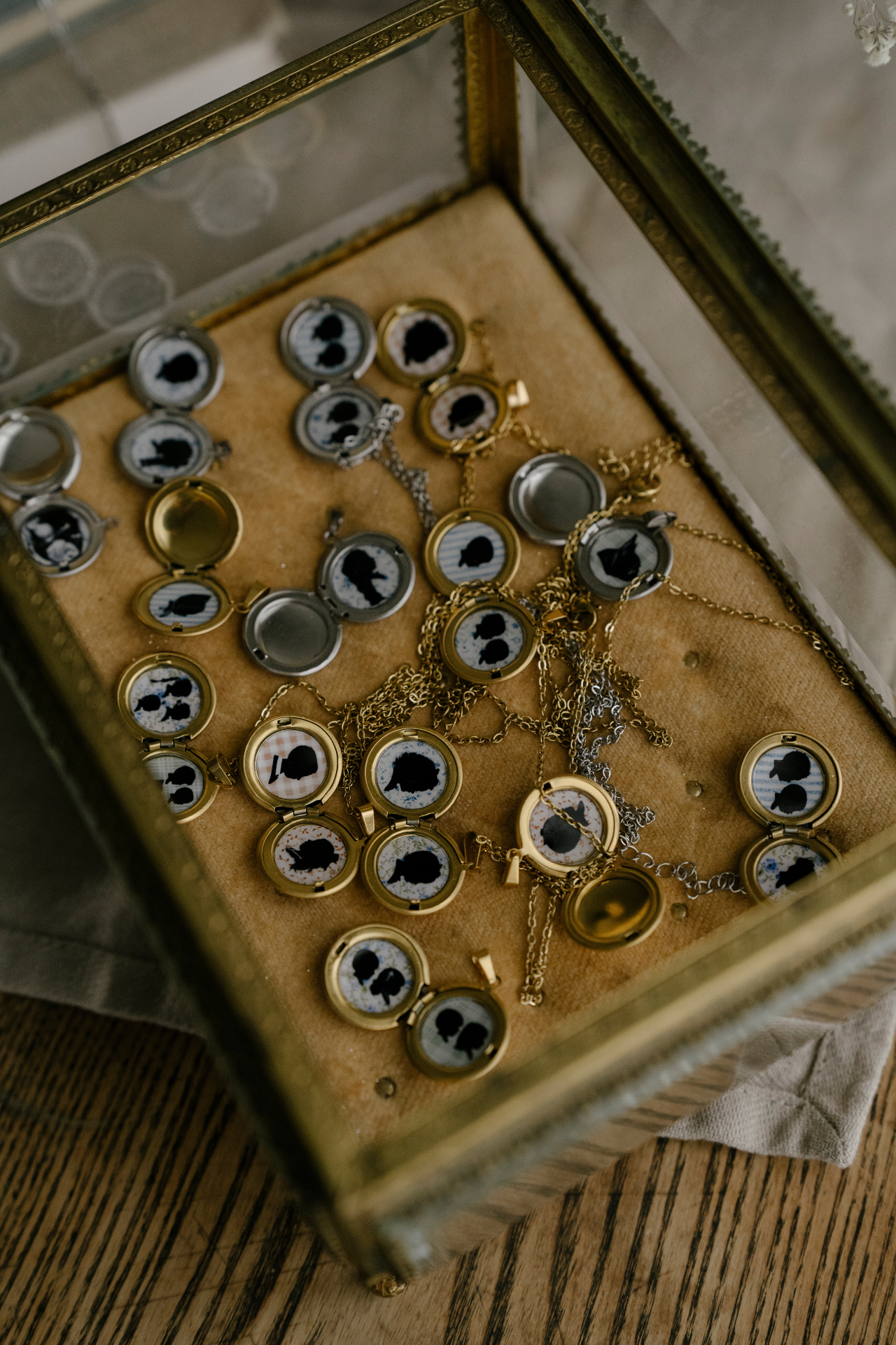 Custom Silhouette Locket Necklace