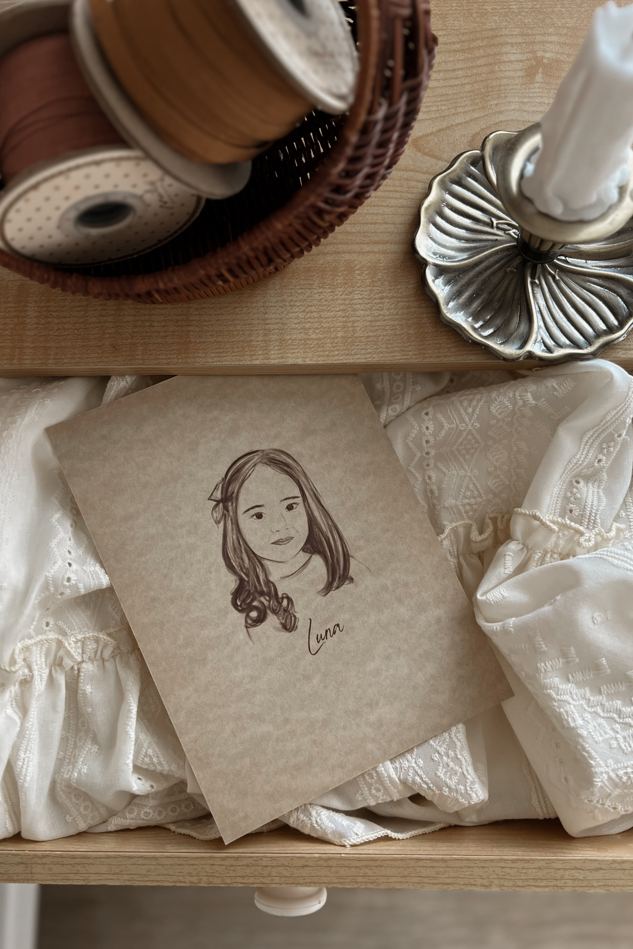 Custom Chestnut Sketch - Digital Only