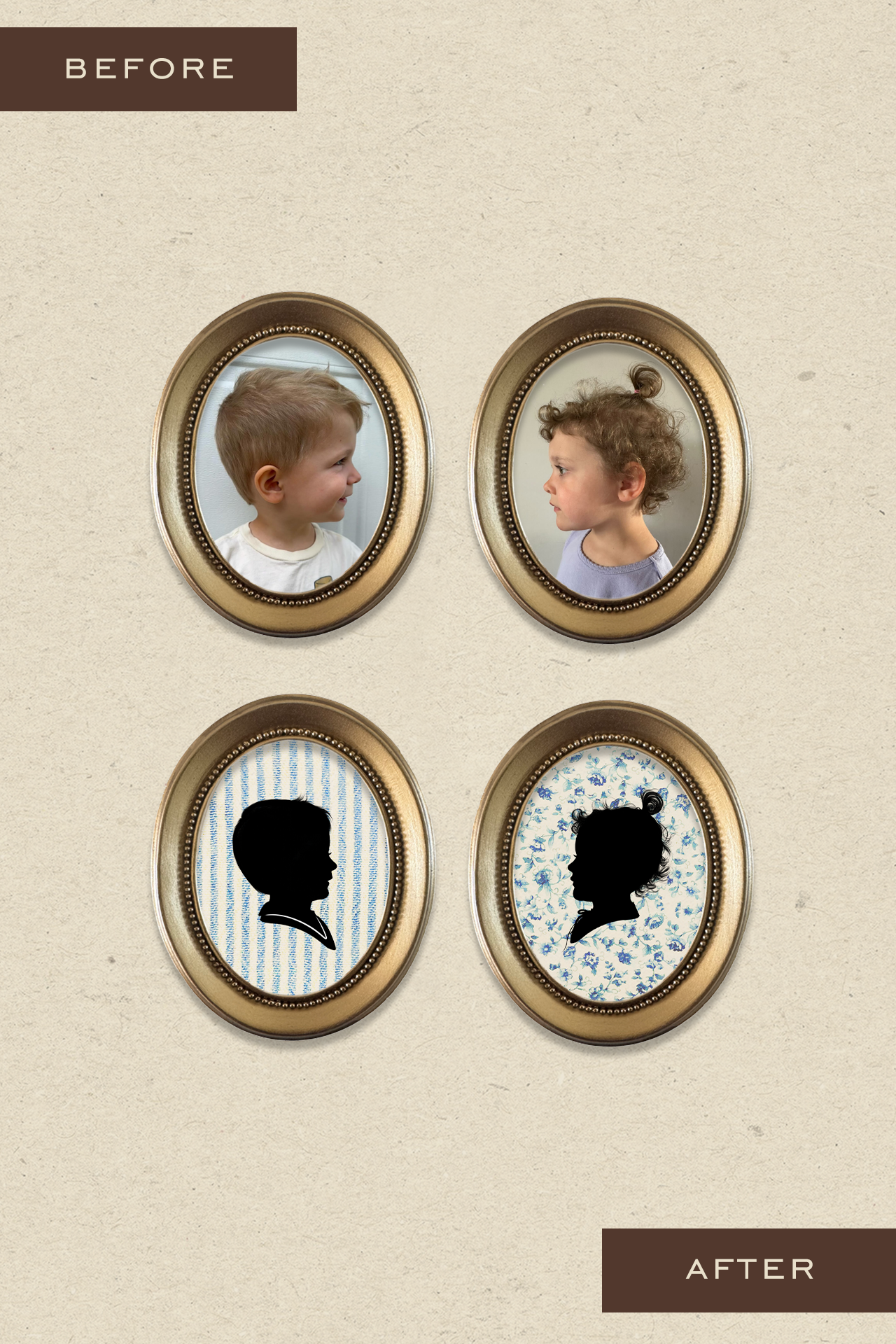 Custom Silhouette Locket Necklace