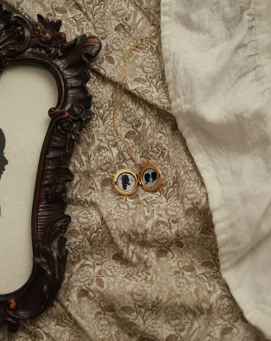 Silhouette Locket - (Locket Only/No Chain)