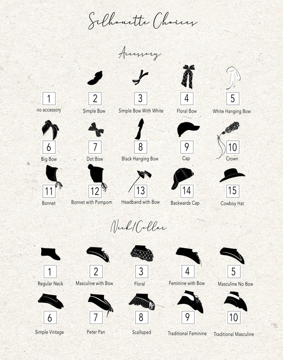 Handmade Paper Silhouette Print