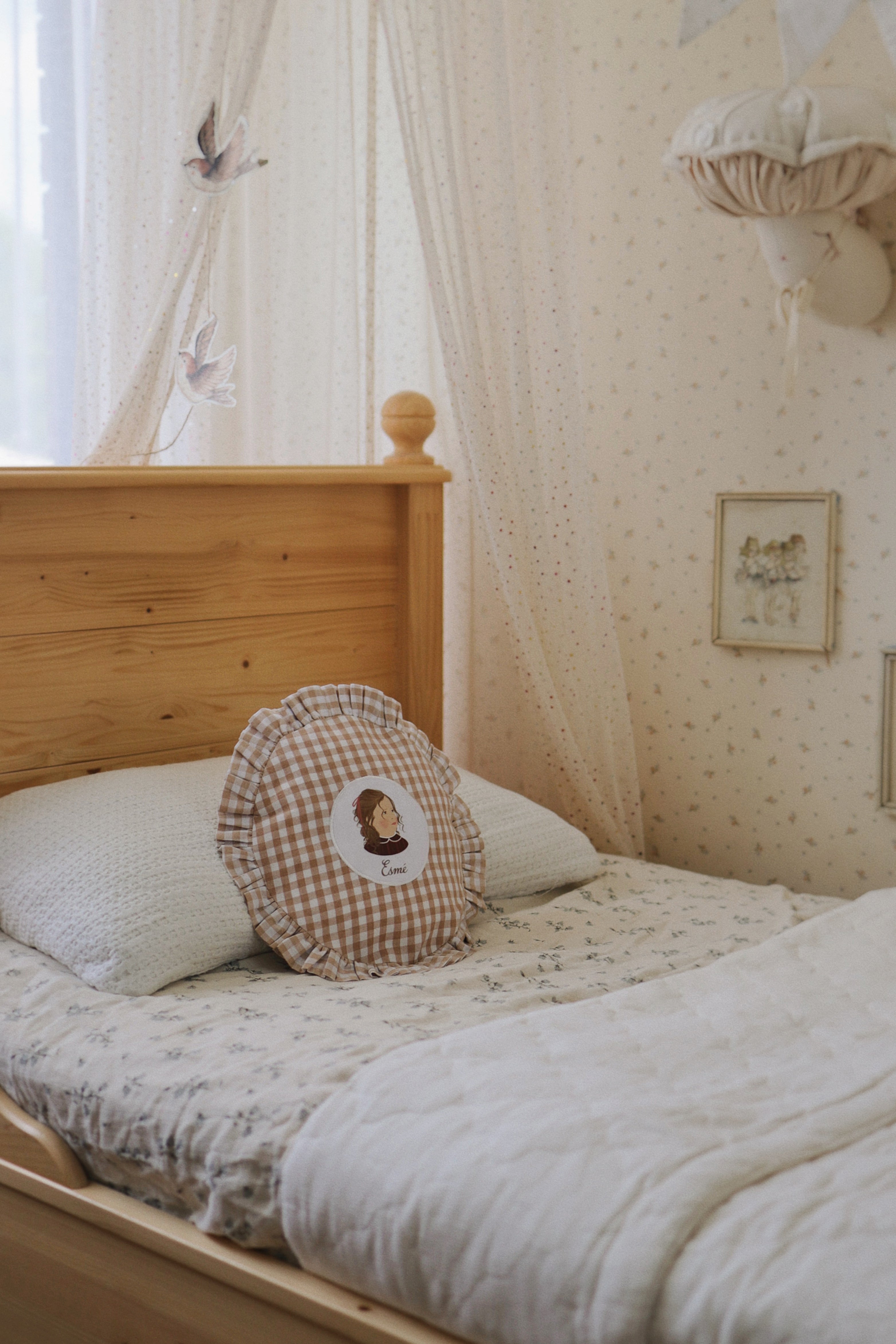 PRE-ORDER Custom Petite Portrait on Decorative Pillow