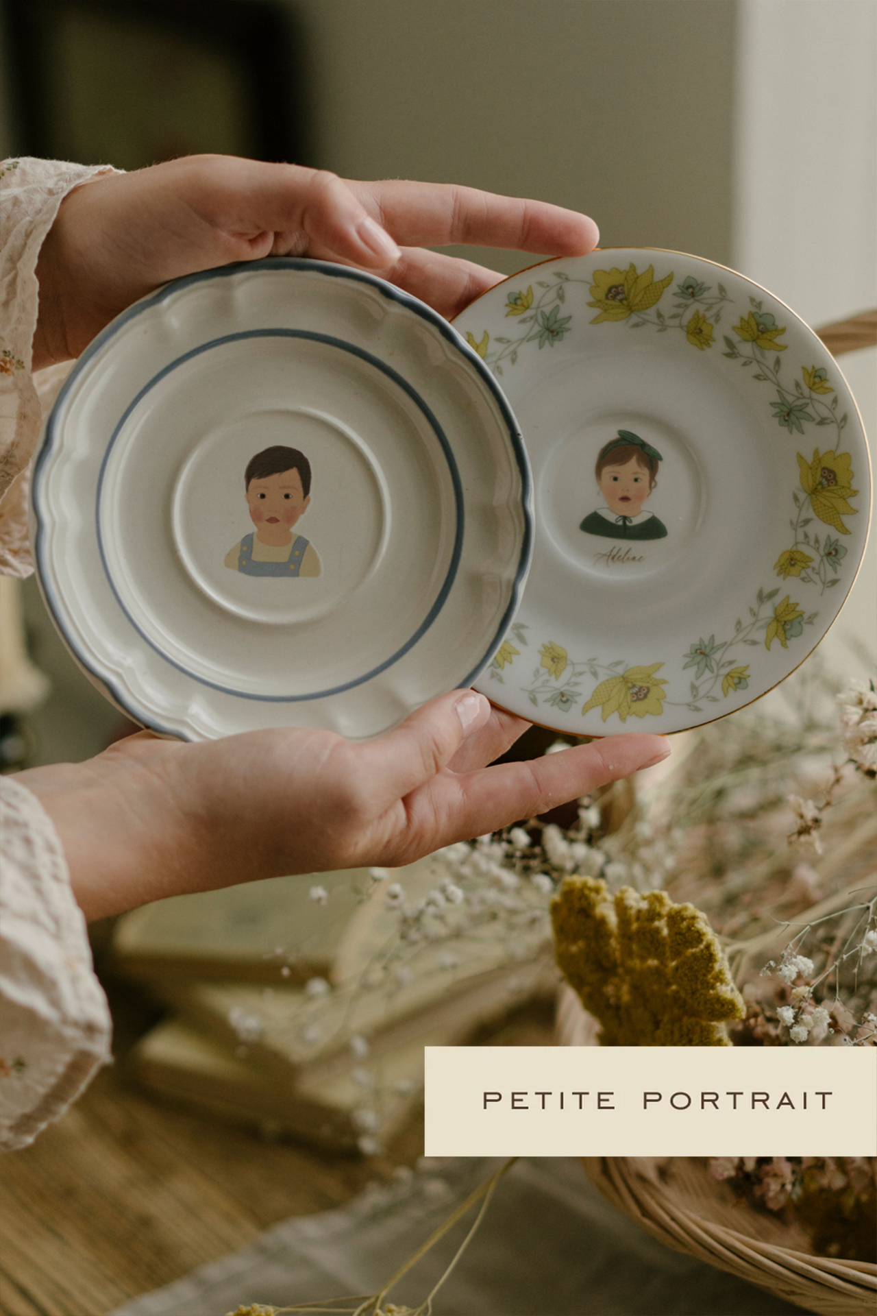 Step 1: Custom Decorative Portrait Plate - June