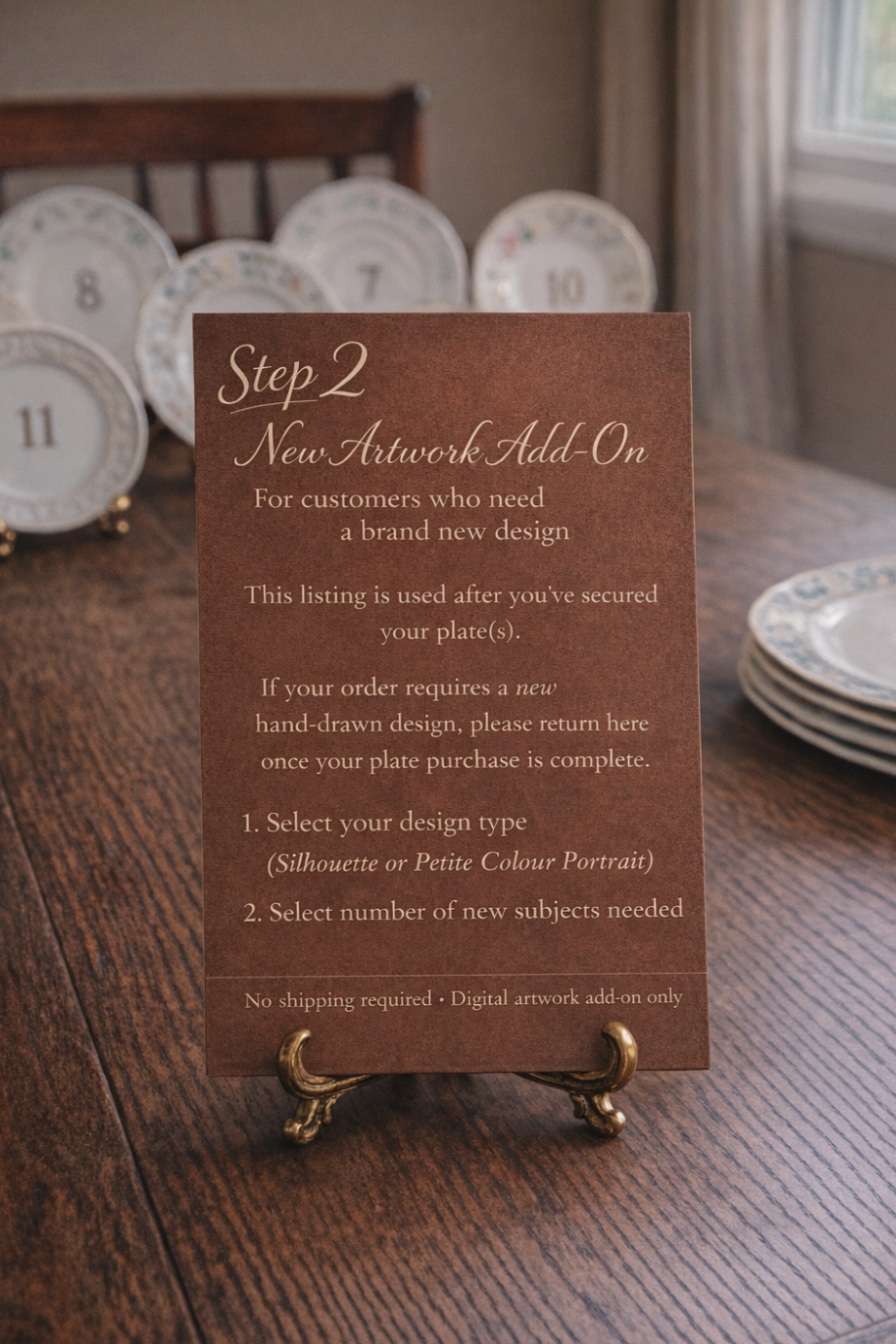 Step 2: New Artwork Add-On for Plates